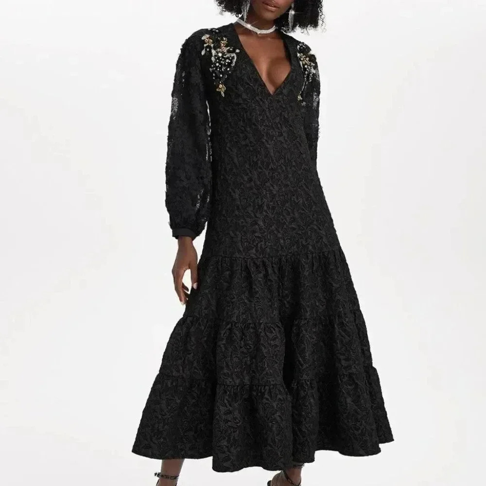 Black Preppy Womens Dress